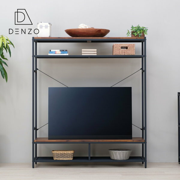 楽天市場 8 1限定 最大p24倍 テレビボード テレビ台 Tvボード ローボード Avボード おしゃれ アカシア 無垢 アイアン 異素材 ヴィンテージ 組立品 送料無料 Garis Tvboard 130 Bk Isseiki 101 家具インテリア Denzo