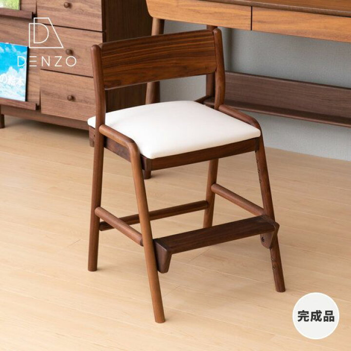 ポイント10%増量中！ 学習椅子 木製 子供 キッズチェア ハイチェア 学習チェア ダイニングチェア リビング学習 椅子 天然木 足置き 高さ調整 組立 ナチュラル シンプル 北欧 女の子 男の子 FIORE ISSEIKI