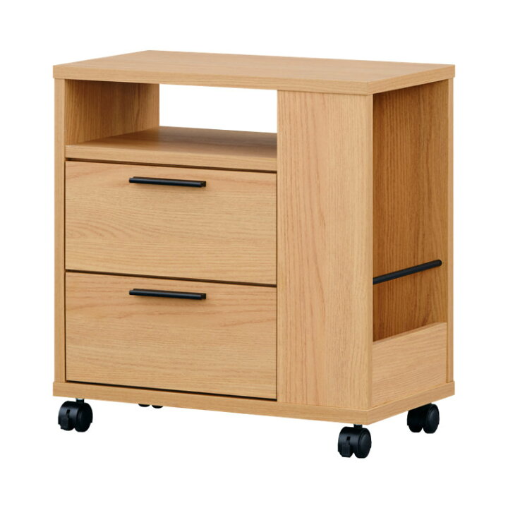 楽天市場】ワゴン チェスト 木製 収納 サイドワゴン サイドラック  