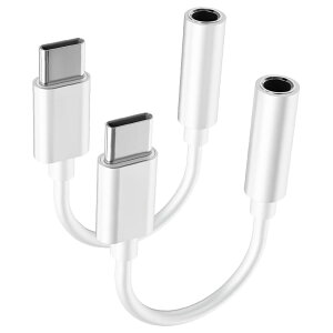 USB Type-C 3.5mm 3�� 4�� �I�[�f�B�I �ϊ� �A�_�v�^�[ �n�C���]�Ή� DAC���� ���ϋv�P�[�u�� ���ȑϋv����30,000��N���A �C���z���W���b�N �C���z�� �w�b�h�z�� �w�b�h�Z�b�g �}�C�N ���ʒ��� �y iP