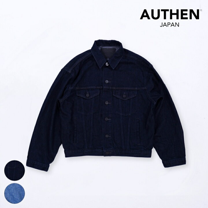 楽天市場】AUTHEN オーセン SILKNIZED DENIM TYPE3 TRUCKER JACKET AUT 