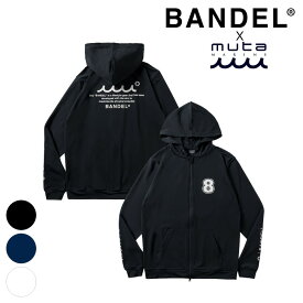 【予約】【レビュー特典】BANDEL × muta バンデル ムータ コラボ フーディー Limited Rush Parka BM-RPパーカー 長袖 メンズ レディース ユニセックス ゴルフ スポーツ UPF50+ UVカット ラッシュガード ブラック ネイビー ホワイト