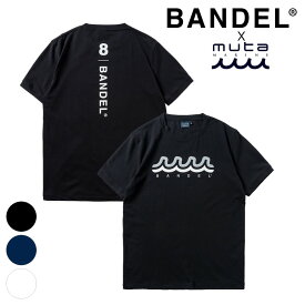 【マラソン中10％クーポン】【レビュー特典】BANDEL × muta MARINE バンデル ムータ コラボ Tシャツ Limited S/S Tee BM-SST半袖 メンズ レディース ユニセックス ゴルフ スポーツ ロゴ ブラック ネイビー ホワイト 黒 白 紺