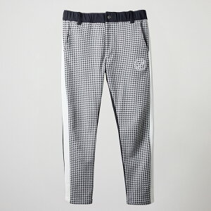 yBKtCf[10zyr[TzBANDEL GOLF Y pc H~ Mf HOUNDSTOOTH BICOLOR TAPERED PANTS BGS-4AHBTPof St StEFA ubN O[W r Opc 