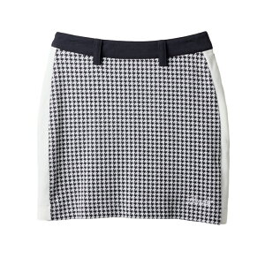 y}\10Offzyr[TzBANDEL GOLF XJ[g WOMENS HOUNDSTOOTH BICOLOR SKIRT BGS-W4AHBSK fB[X ubN O[W ZbgAbvof St StEFA  킢 X