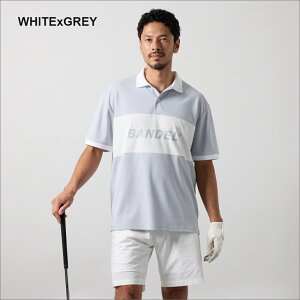 �yPB��10�����z�y���r���[���T�zBANDEL GOLF �o���f�� �S���t BICOLOR PATERN S/S LOOSE POLO SHIRTS BGS-5SBPPL�|���V���c ���� �o�C�J���[ �X�|�[�c �����Y �u���b�N×�z���C�g �J�[�L×�z���C�g �z���C�g×�u