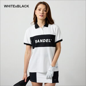 yr[TzBANDEL GOLF of St BICOLOR PATERN S/S LOOSE POLO SHIRTS BGS-W5SBPPL|Vc  oCJ[ fB[X ubN×zCg O[×zCg zCg×ubN zCg