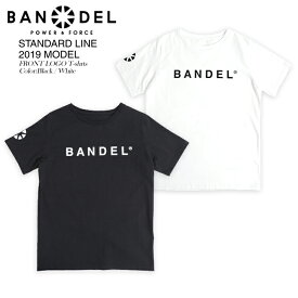 【レビュー特典】BANDEL バンデル フロントロゴ S/S T-shirt（Tシャツ） SILHOUETTE STANDERD FIT T008 アスリート バランス 運動 スポーツ 新作