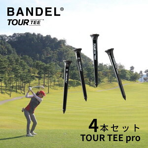yr[Tzof St BANDEL golf eB[ TOURTEE Pro Black 4piece set BG-TTL003 BLACK LONGStObY cA[eB[v 4{ O80mm×4{ O[tH[N 򋗗Abv StANZ