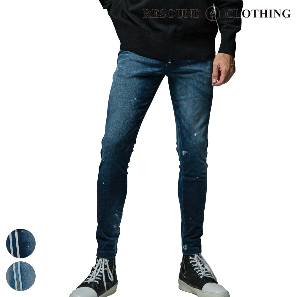 楽天市場】RESOUND CLOTHING デニム EX denim jersey BLINDLINE PT