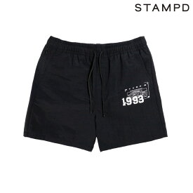 STAMPD ショーツ 1993 Trunk SLA-M3176SH BLACKChris Stampd クリス・スタンプド ボトムス 半ズボン ショートパンツ ショート丈 短パン 短い ズボン
