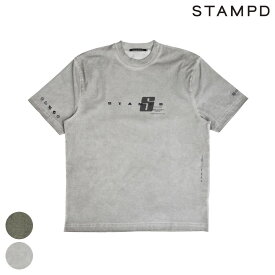 STAMPD スタンプド Tシャツ Oil Washed Transit Relaxed SLA-M3235TE Army Chris Stampd クリス・スタンプド 半袖 ティーシャツ カットソー プリントTシャツ カーキ KHAKI アーミー army