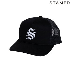 【マラソン中P10倍】STAMPD キャップ Seaset S Neoprene Trucker SLA-U2879HTChris Stampd クリス・スタンプド 帽子 キャップ ロゴ LOGO golf ゴルフ ポリエステル メッシュ スポーツ アウトドア タウンユース BLACK ブラック 黒