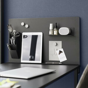 【レビュー特典】 山崎実業 【 デスク横トレー付きスチールパネル タワー 】tower 10066 10067 10094 10095 10096 10097リビング 個室 棚 机上台 収納 学習机 作業台 デスク デスク上 在宅 リモートワー