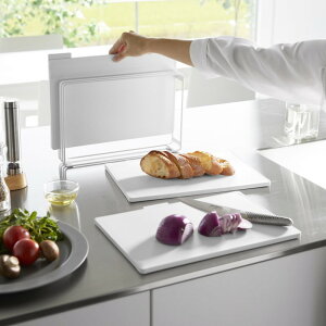 【レビュー特典】 山崎実業 【 食洗機対応 抗菌まな板3枚セット タワー 】 tower 8184 8185キッチン カッティングボード まな板立て スタンド水切り 乾燥 快適 グッズ 調理器具 シンプル おしゃ