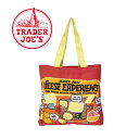 【レビュー特典】TRADER JOE'S トレーダージョーズ チーズバッグ cheese bagトレジョ 高級スーパー ミニトート バック レジ袋 買い物袋 買い物バッグ ショッピングバッグ コットン100% 大容量 丈夫 コンビニバッグ アメリカ製 海外セレブ