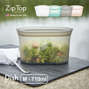 yr[TzZipTop Wbvgbv Dish M fBbV MTCY v`iVR[ۑe 710ml Z ۑe Lb`c[ VR  ۑ   Ⓚ ① W  