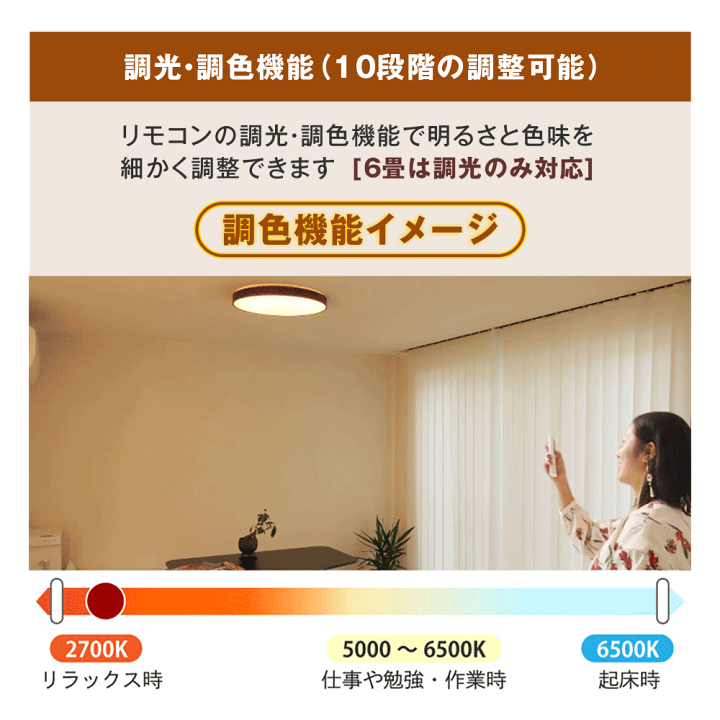 楽天市場】LEDシーリングライト おしゃれ 4.5-12畳 天井直付灯 木枠