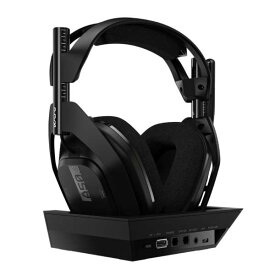 Logicool | ロジクール ASTRO(アストロ) ゲーミングヘッドセット＋ベース ステーション A50 [ワイヤレス（USB） /両耳 /ヘッドバンドタイプ] A50WL-002 ブラック PS4/PC対応