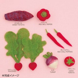 アクレーヌ ベジタブル 赤色の野菜 H441-541 アクリルファイバー キット