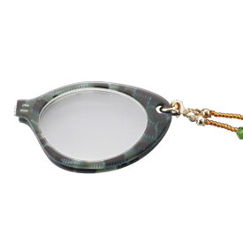 3WAYルーペ P-3WL02 カーキ 拡大鏡 グラスチェーン付き 眼鏡チェーン メガネチェーン おしゃれ【メール便送料無料】