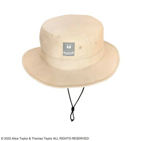 バーバパパ サファリハット(撥水) ベージュ ST-NB0001 帽子 レディース 婦人用 日除け垂れ付き キャラクター