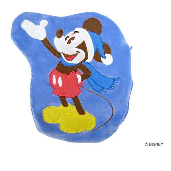 ひざ掛け かわいい 室内 オフィス ドライブ 収納するとクッションに 大好きなキャラクターといつも一緒 ディズニーコレクション Blanket In Cushion ブランケットインクッション Mickey ミッキー 01