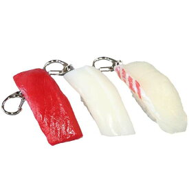 アクセサリー お寿司 握り寿司 面白い 和雑貨 日本職人が作る 食品サンプル 寿司キーホルダー まぐろ いか 鯛 IP-812