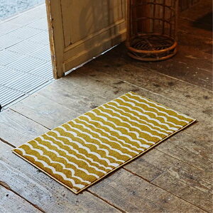 Ripple Gold 45×75cm さざ波 ゴールド クリーンテックス 玄関マット マット 室内用 屋内 足ふきマット 洗える 吸水 すべり止め 日本製