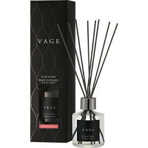 【SG】 芳香剤(リードディフューザー) VAGE・バーグ 6265プラチナシャワー (優しいフローラルムスクの香り) 黒箱 180ml/日本製