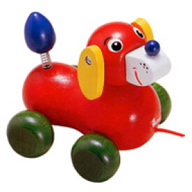 ニック nic 引っ張るおもちゃ 赤ちゃん 犬のヴァルディー （ 木製 ドイツ製 ギフト プレゼント 男の子 女の子 誕生日 クリスマス 子どもの日 ） 児童館