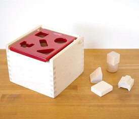 MICKI ミッキー社 Mポストボックス（積み木 型はめ 形はめ 知育玩具 木製 木のおもちゃ） 児童館