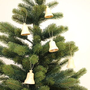 【木の鐘 5ヶセット】 オーナメント クリスマス 木製
