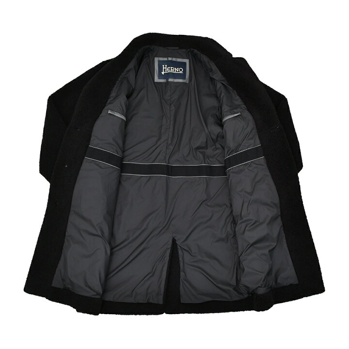 楽天市場】ヘルノ HERNO ボアチェスターコート メンズ エコファー 