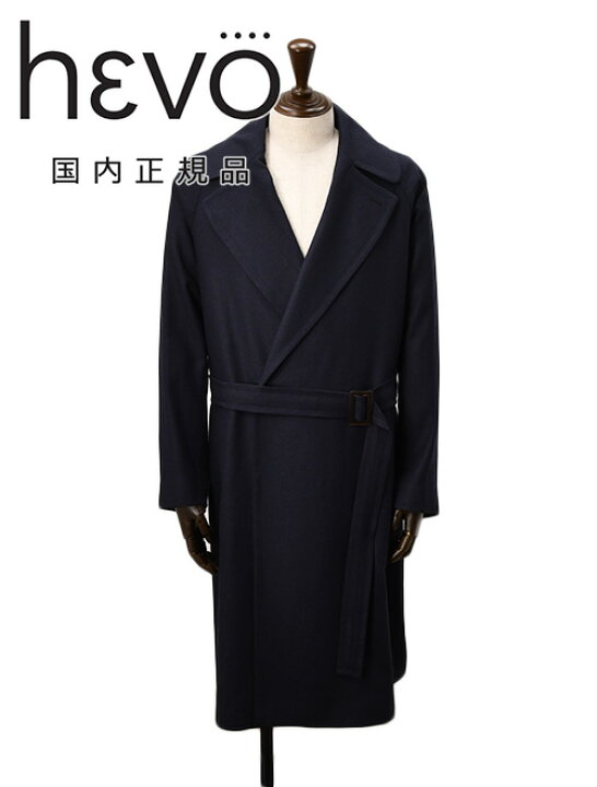 楽天市場】イーヴォ HEVO ベルテッドコート メンズ タイロッケン 