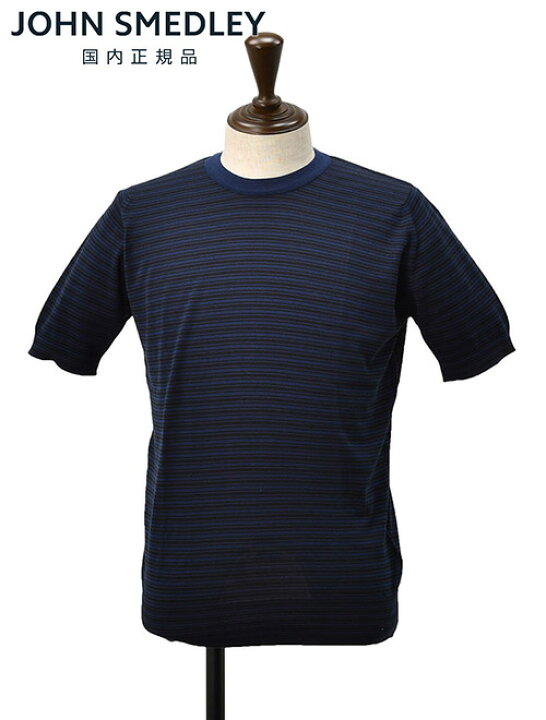 楽天市場】ジョンスメドレー JOHN SMEDLEY 半袖クルーネックニット 