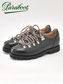 PARABOOT パラブーツ　CLUSAZ クリュサ ブラック NOIRE リス ワクシー オイルレザー使い 短丈ワークブーツ メンズ フランスブランド