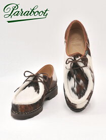 PARABOOT パラブーツ　国内正規品 ミカエル MICHAEL POILS VASHE 牝牛 ハラコ ヴァシュヘアーアハラコ風チロリアンシューズ メンズブーツ