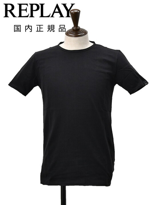 楽天市場】リプレイ REPLAY 半袖Tシャツ メンズ クルーネック 