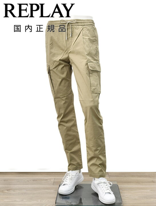 楽天市場】リプレイ REPLAY カーゴパンツ メンズ M9015 ストレッパンツ 