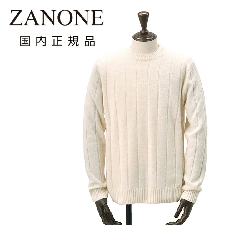 楽天市場】ザノーネ ZANONE クルーネックニット メンズ ミドルゲージ 