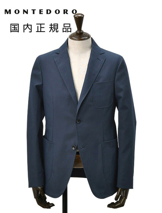 楽天市場】モンテドーロ MONTEDORO カジュアルジャケット メンズ 2つ釦 