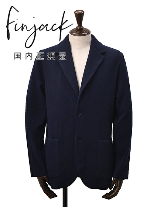 楽天市場】フィンジャック Finjack テーラードニットジャケット メンズ  