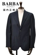バルバ　　BARBA シングルジャケット メンズ BACTIVE ビーアクティブ ウールホップサック ネイビー 紺 サ…