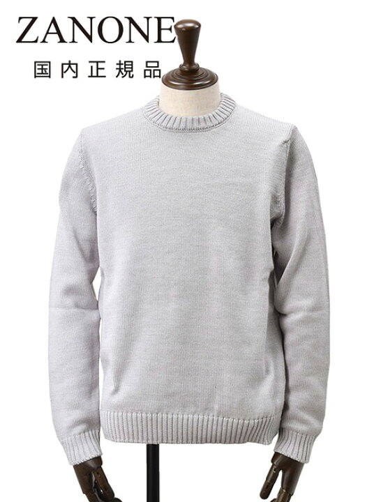 楽天市場】ザノーネ ZANONE クルーネックニット メンズ GIRO ミドル 