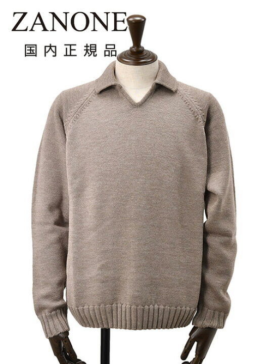 楽天市場】ザノーネ ZANONE スキッパー ポロ ニット メンズ GIRO POLO 