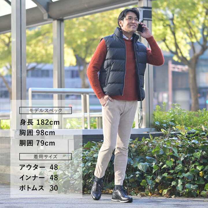 楽天市場】【SALE! 20%off】ヘルノ HERNO ダウンベスト リブネック 