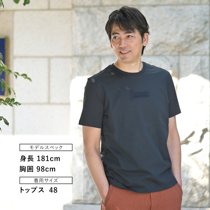 楽天市場】ヘルノ HERNO 半袖Tシャツ メンズ クルーネックカットソー 
