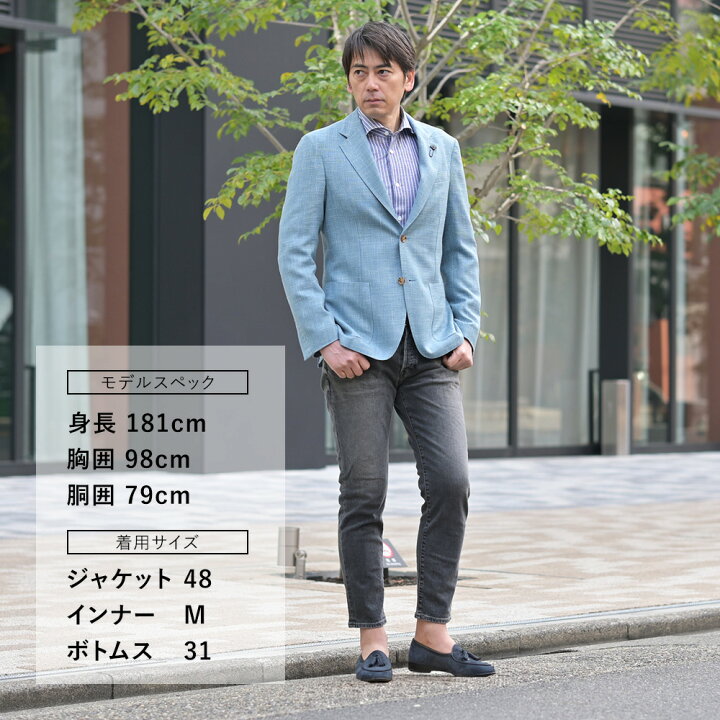 楽天市場】ラルディーニ LARDINI テーラードジャケット メンズ 2つ釦 