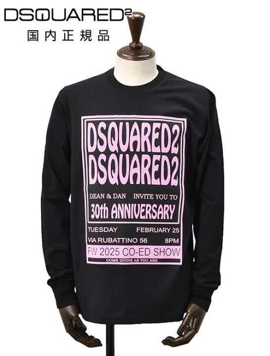 楽天市場】ディースクエアード DSQUARED2 長袖Tシャツ メンズ クルー 